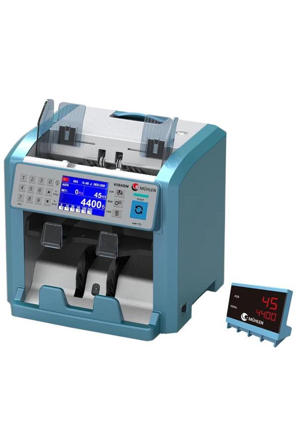 Mühlen Vision 9920 İki Katlı Profesyonel Karışık Para Sayma Makinesi - Image 1