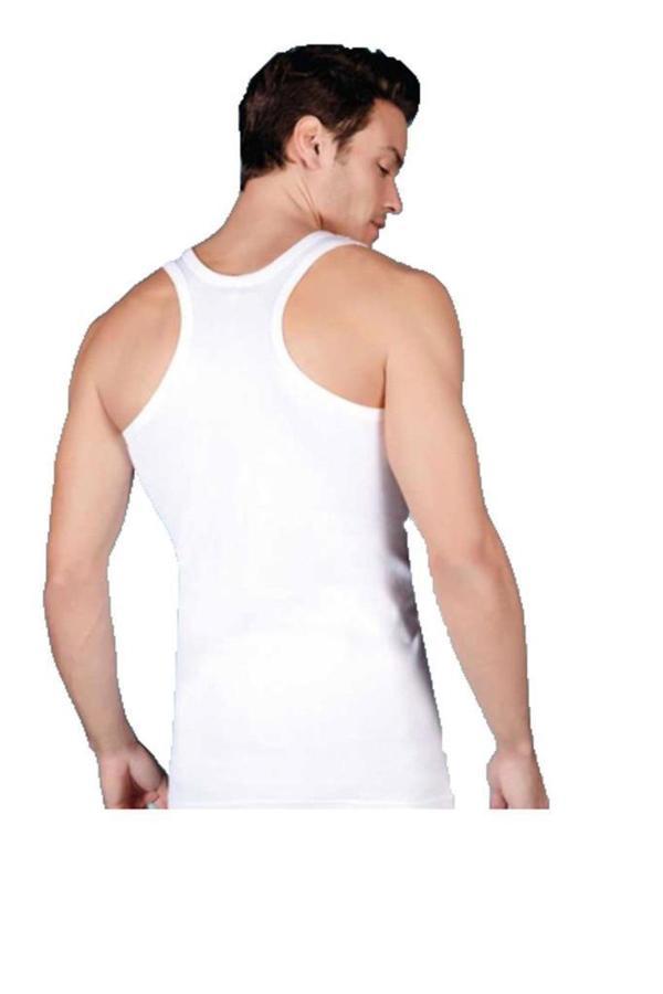 Gümüş İç Giyim Erkek Pamuklu Spor Rambo Atlet 3lü Paket - Image 1