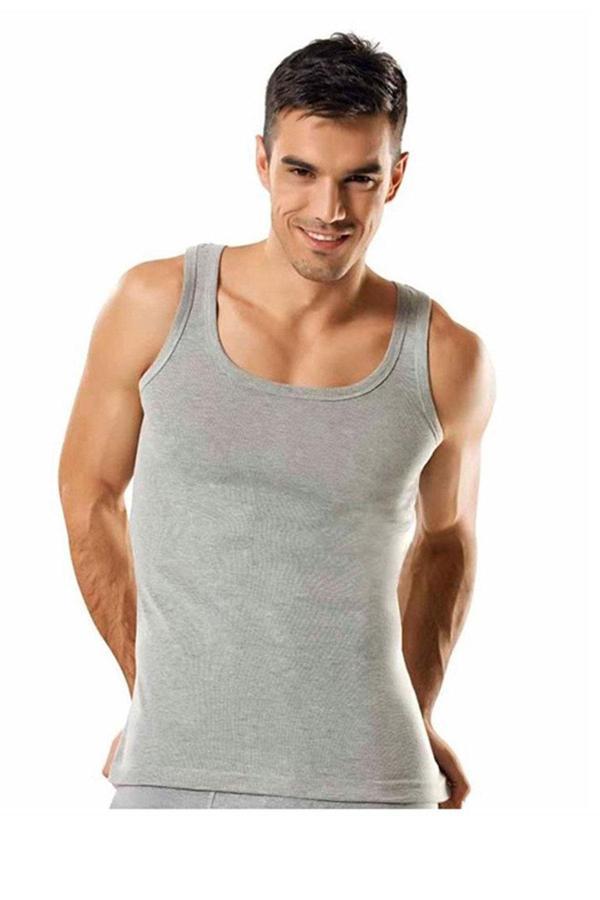 Tutku İç Giyim Erkek Ribana Atlet Renkli 6 Lı Paket - Image 1