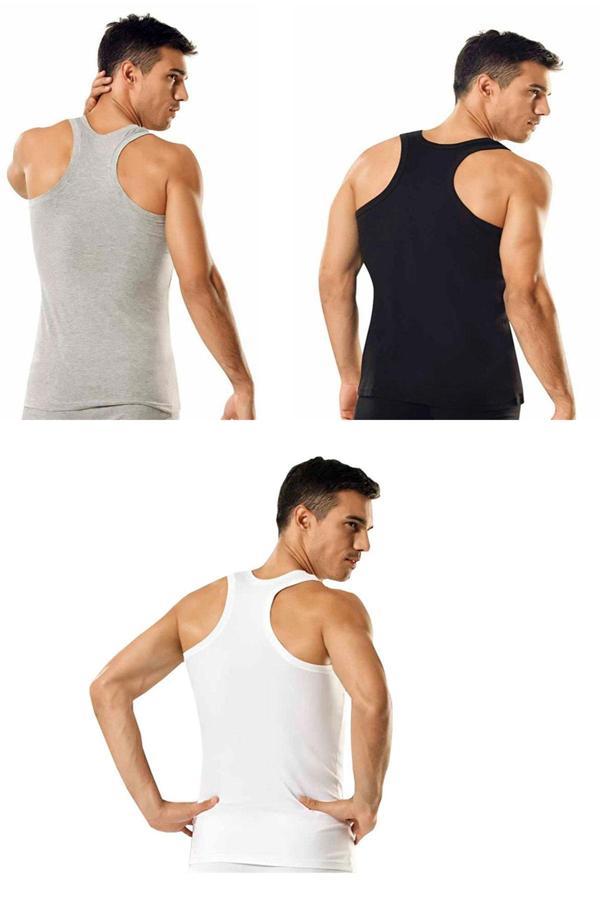 Tutku İç Giyim Erkek Ribana Sporcu Atlet 6 Lı Paket - Image 1