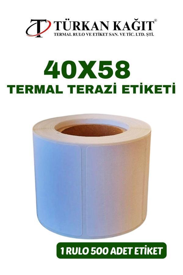 Türkan Kağıt 40X58 Terazi Etiketi 1 Rulo 500 Etiket - Image 1