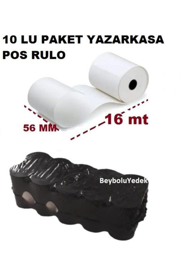 Beko Yazar Kasa Pos Rulo , Yeni Nesil Yazarkasa Pos Rulosu 56 Mm X 16 M - 10 Lu - Image 1