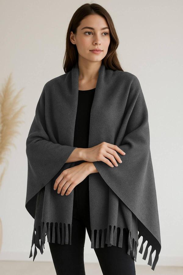 Unisex Polar Omuz Şalı 70X180 Cm Kışlık Sıcak Şal Elegantwarm - Image 1