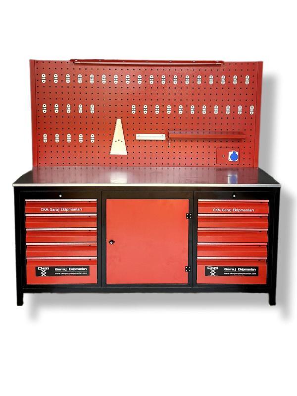 Ckm Takım Tezgahı Çalışma Masası 2 Mt 10 Çekmece - Image 1