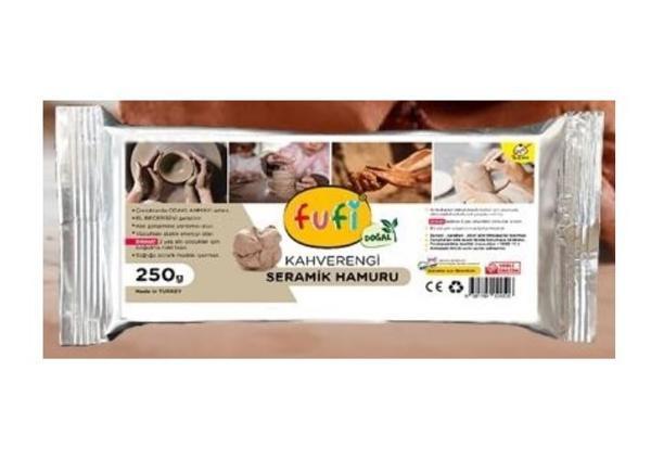 Fufi Seramik Hamuru 250 Gr Kahverengi - 2 adet - Image 1