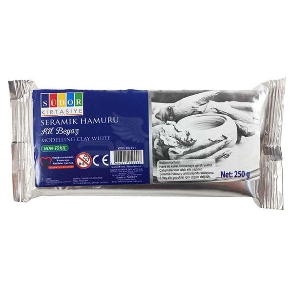 Südor Seramik Hamuru 250 Gr Beyaz - 2 adet - Image 1
