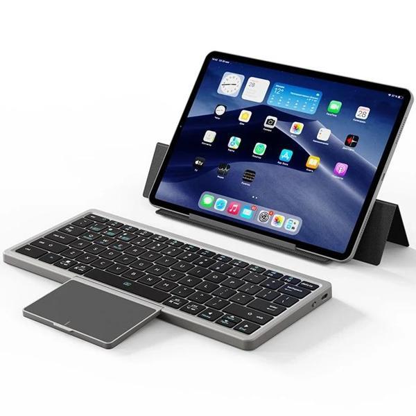 Dux Ducis Universal OK Series Kablosuz Bluetooth Klavye Touchpad Kılıf-(5775) - Image 1