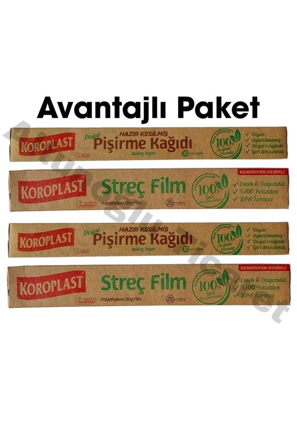 Koroplast Doğal Pişirme Kağıdı Doğal Streç Film 25 Metre - Image 1