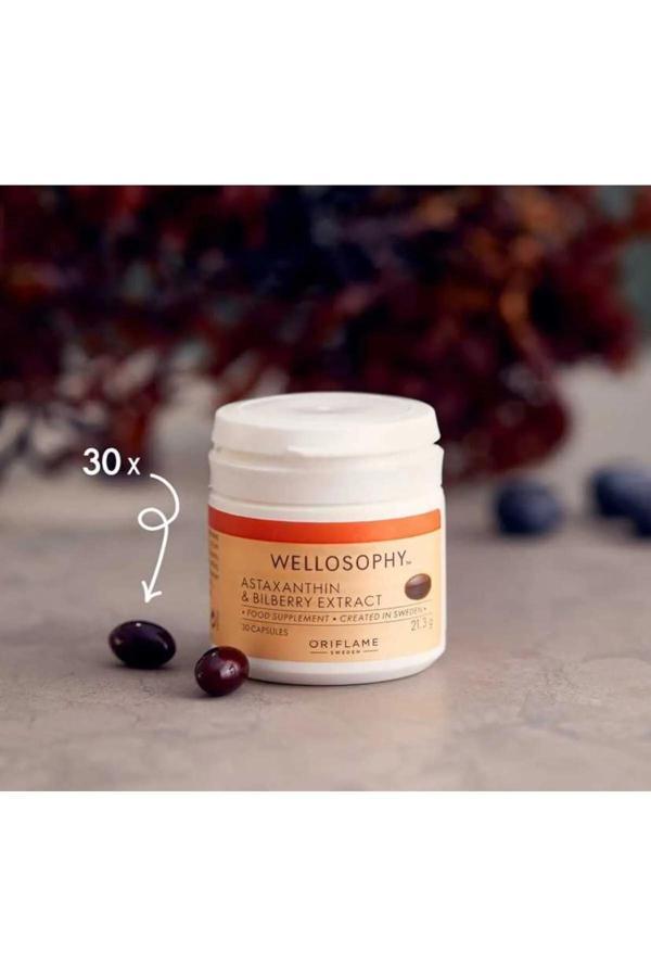 Oriflame Wellosophy Astaksantin Ve Yaban Mersini Içeren Takviye Edici Gıda 21,84 G - Image 1