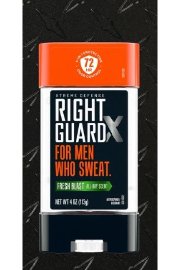 Right Guard Exreme Defense For Men Who Sweat Fresh Blast Jel Deodorant 113 Gr - Image 1