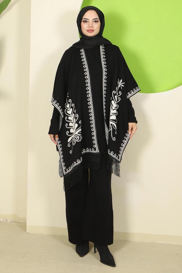 Pançolu Üçlü Triko Takım Siyah HM2814 - Image 1