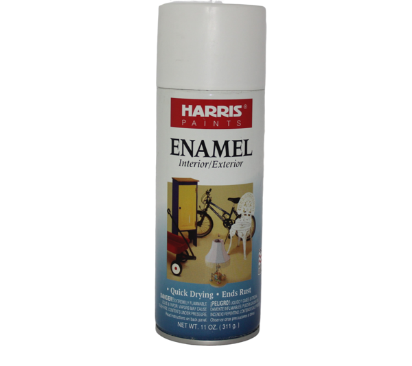 Harris Paints Enamel Sprey Boya – Beyaz, 311g (11 oz) – İç/Dış Mekan - Image 1