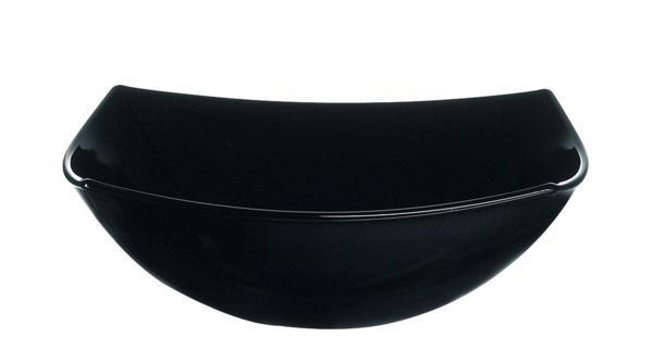 QUADRATO TEMPERLİ SİYAH KARE ÇOK AMAÇLI KASE 16.5CM - Image 1