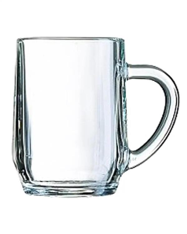 Haworth 590 Ml Temperli kulplu Kupa Bardak Şeffaf - Image 1
