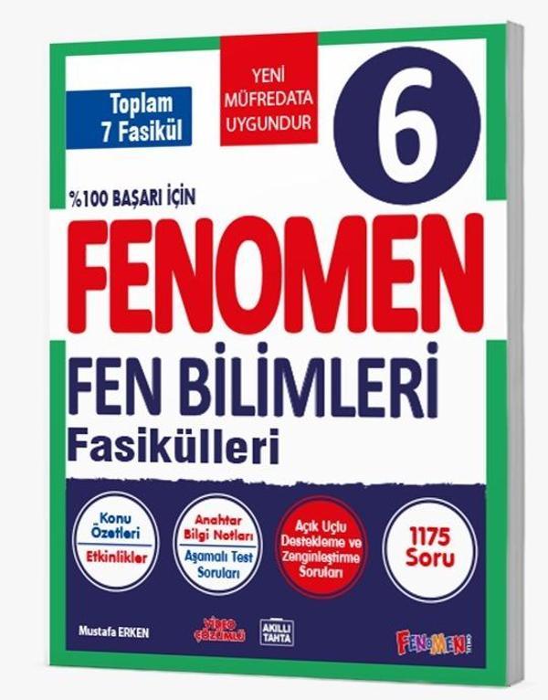 Fenomen Okul 2026 6. Sınıf Fen Bilimleri Fasikül Seti (1-2-3-4-5-6-7) Güncel Müfredat - Fenomen Yayıncılık - Image 1