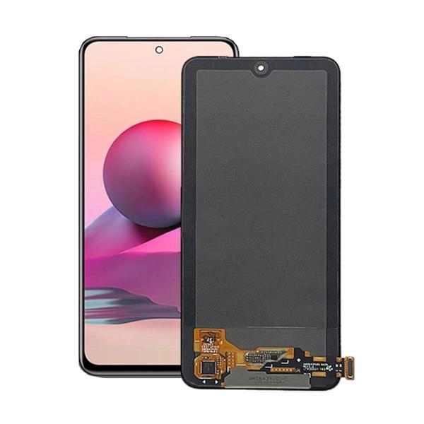 Xiaomi Uyumlu Redmi Note 10S 4G Lcd Ekran Dokunmatik Siyah Çıtasız TFT Kalite - Image 1
