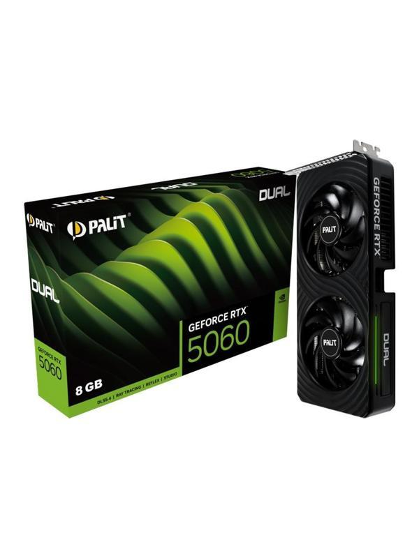 Palit RTX 5060 Dual NE75060019P1-GB2063D 128 Bit GDDR7 8 GB Ekran Kartı - Image 1