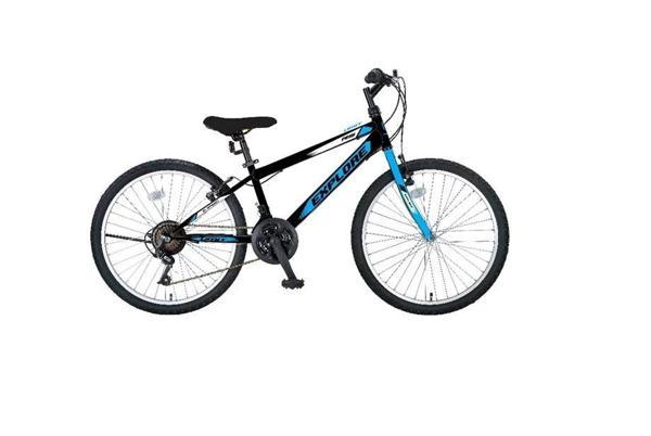 ÜMİT 2433 EXPLORER ERKEK DAĞ BİSİKLETİ V 24 JANT 21 VİTES SİYAH MAVİ - Image 1
