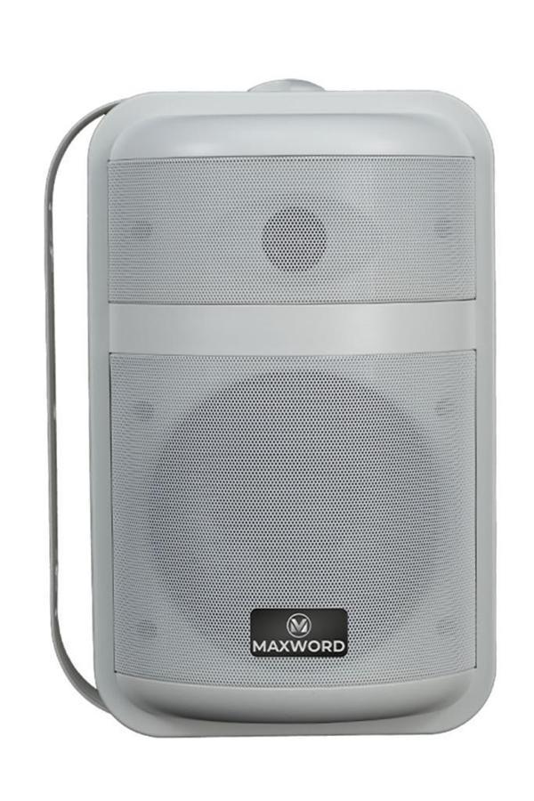 Maxword MDS-106TW Yüksek Kaliteli 250W 6.5 İnç 16 ohm/100V İki Yollu Duvar Tipi Sütun Hoparlör - Image 1