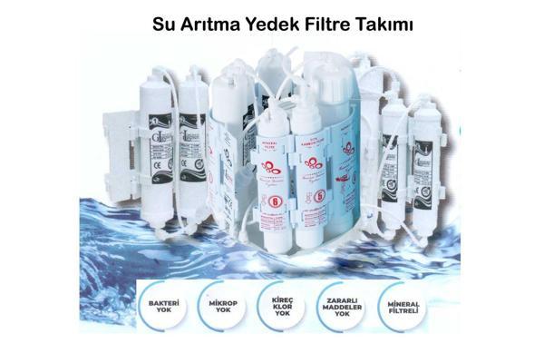 GL General 6 Filtreli Su Arıtma Cihazı Yedek Filtre Takımı - Image 1