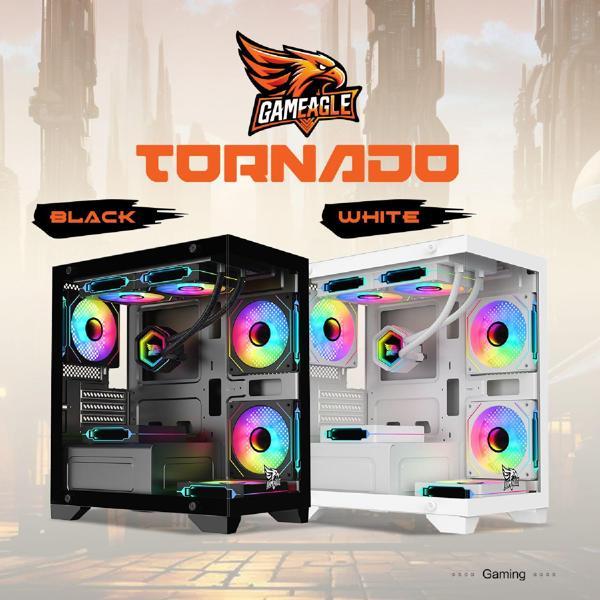 GAMEAGLE TORNADO BİLGİSAYAR KASASI + 750W MODULER POWER + SIVI SOĞUTMA (BEYAZ)	 - Image 1