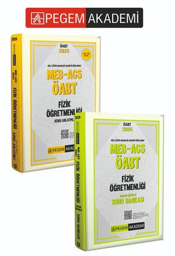 PEGEM KADEMİ 2026 MEB AGS ÖABT Fizik Öğretmenliği Konu Anlatımlı + 2026 MEB AGS ÖABT Fizik Öğretmenl - Pegem Akademi Yayıncılık - Image 1