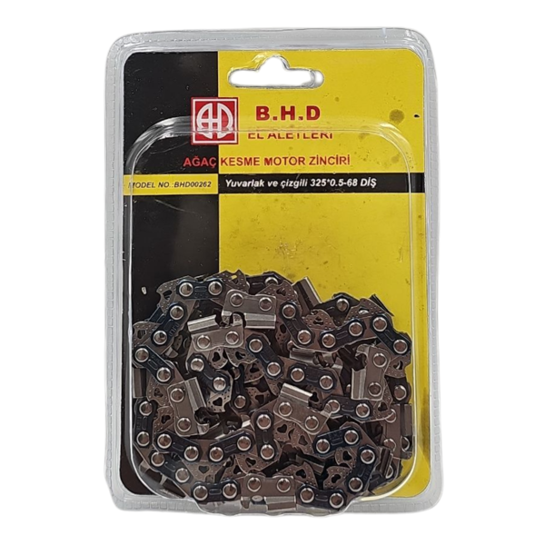Fixonic B.H.D BHD00262 0.325'' 1.3mm 34 Diş Yuvarlak ve Çizgili Ağaç Kesme Motorlu Testere Zinciri  - Image 1