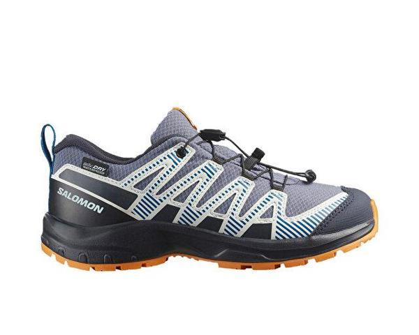 Salomon Xa Pro V8 Waterproof Genç Outdoor Ayakkabısı L47857000 Mavi - Image 1