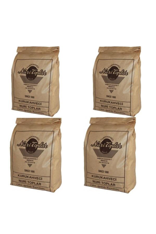 Nuri Toplar Kuru Kahveci Türk Kahvesi 250 Gr'Lık 4 Paket (Günlük Çekilmiş) - Image 1