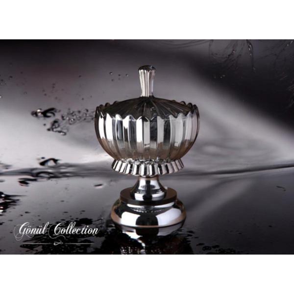 GÖNÜL DEKORATİF KRİSTAL CAM  ŞEKERLİK - Image 1