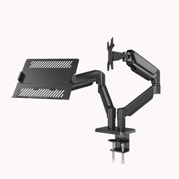 Sline M252DJ 17''-32'' Çift Kollu Masa Üstü Monitör + Notebook Standı - Image 1