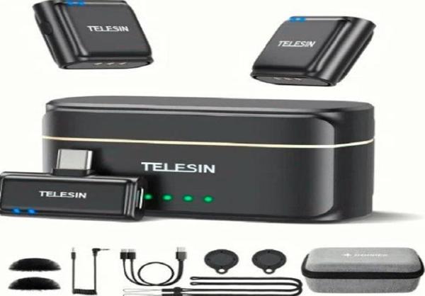 Telesin Wireless Lavalier Microphone - Image 1