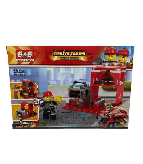 79 Parça İtfaiye Takımı Lego Seti 4246 - Image 1
