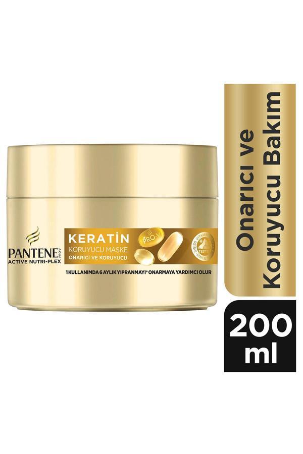 Pantene Pro-V Zayıf ve Yıpranmış Saçlar için Onarım ve Koruma Keratin Saç Maskesi 200 ml - Image 1