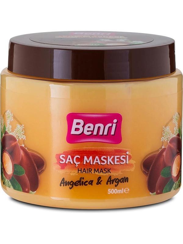 Benri Saç Maskesi Angelica ve Argan 500 ml - Image 1