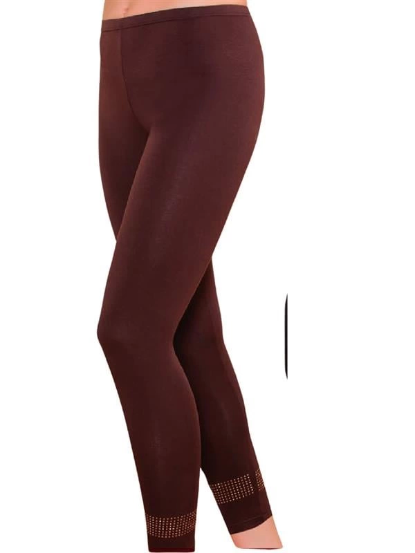 Kadın Pullu Taşlı Uzun Tayt 2254 - Image 1