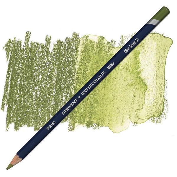 Supertrend Watercolour Pencil Suluboya Kalemi 51 Olive Green - Image 1