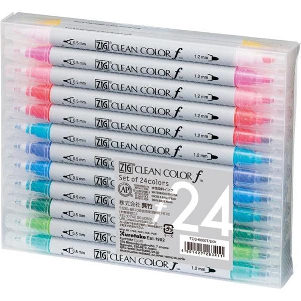 Supertrend Clean Color f Çift Uçlu Kalem Seti 24 Renk - Image 1