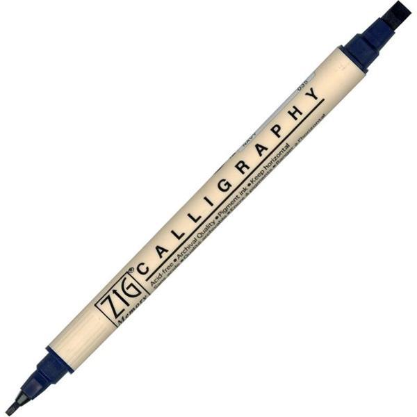 Supertrend Calligraphy Çift Uçlu Kaligrafi Kalemi 2 mm. + 5 mm. 035 Navy - Image 1