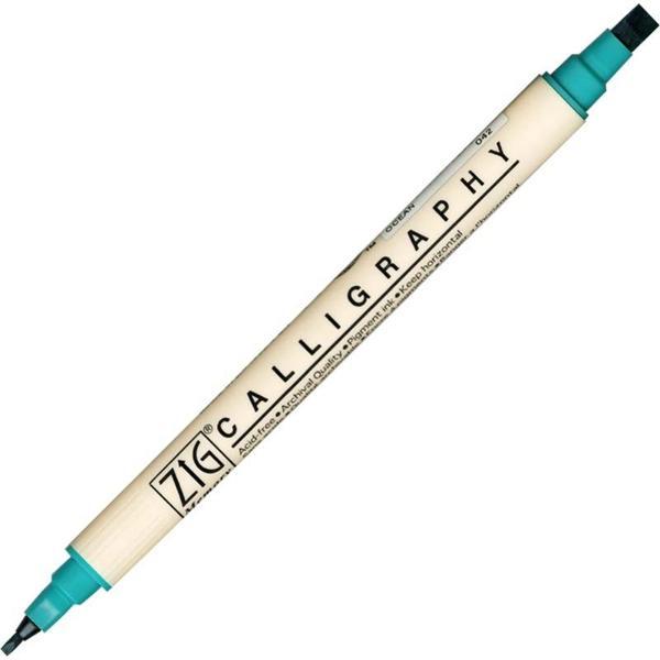 Supertrend Calligraphy Çift Uçlu Kaligrafi Kalemi 2 mm. + 5 mm. 042 Ocean - Image 1