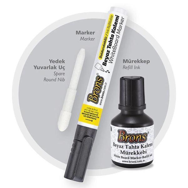 Supertrend Doldurulabilir Tahta Kalemi Seti Siyah (Kalem + Mürekkep + Yedek Uç) - Image 1