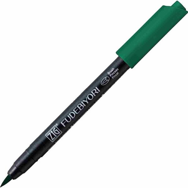 Supertrend Fudebiyori Brush Pen Fırça Uçlu Kalem 400 MARINE GREEN - Image 1