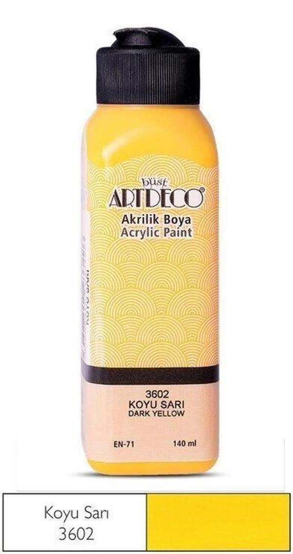 Supertrend Akrilik Boya 140 ml. 3602 KOYU SARI - Image 1