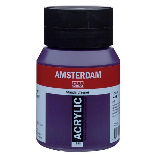 Supertrend Amsterdam Akrilik Boya 500 ml. 568 Permanent Blue Violet - Image 1