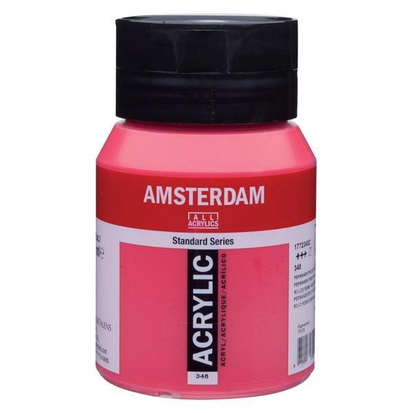 Supertrend Amsterdam Akrilik Boya 500 ml. 348 Permanent Red Purple - Image 1