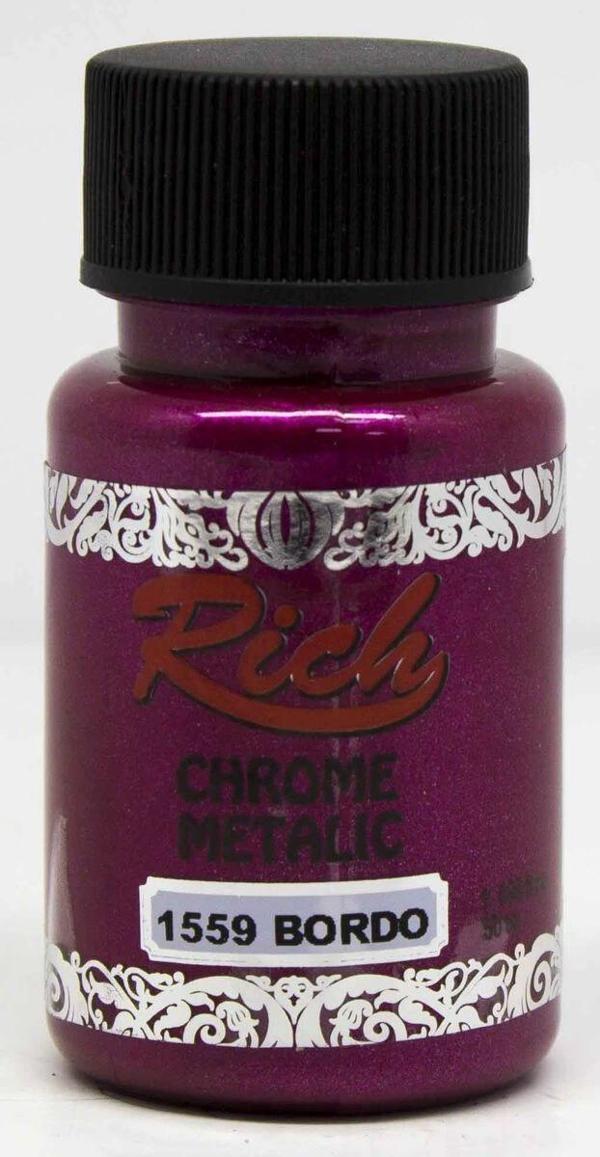 Supertrend Chrome Metalik Boya 50 cc. 1559 Bordo - Image 1