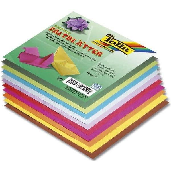 Supertrend Origami Kağıdı 20x20 cm. 10 Renk 500 Adet - Image 1