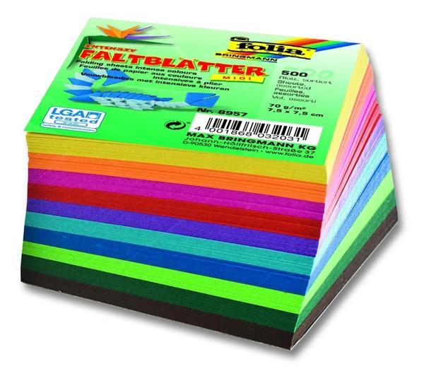 Supertrend Origami Kağıdı 7.5x7.5 cm. 10 Renk 500 Adet - Image 1