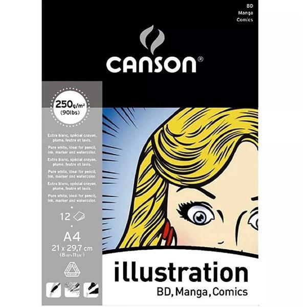 Supertrend Illustration Manga Marker Çizim Defteri A4 250 gr. 12 Sayfa - Image 1