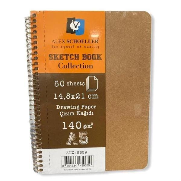Supertrend Sketchbook Sert Supertrendt Kapak Spiralli Eskiz Çizim Defteri 140 gr. A5 50 yp. - Image 1